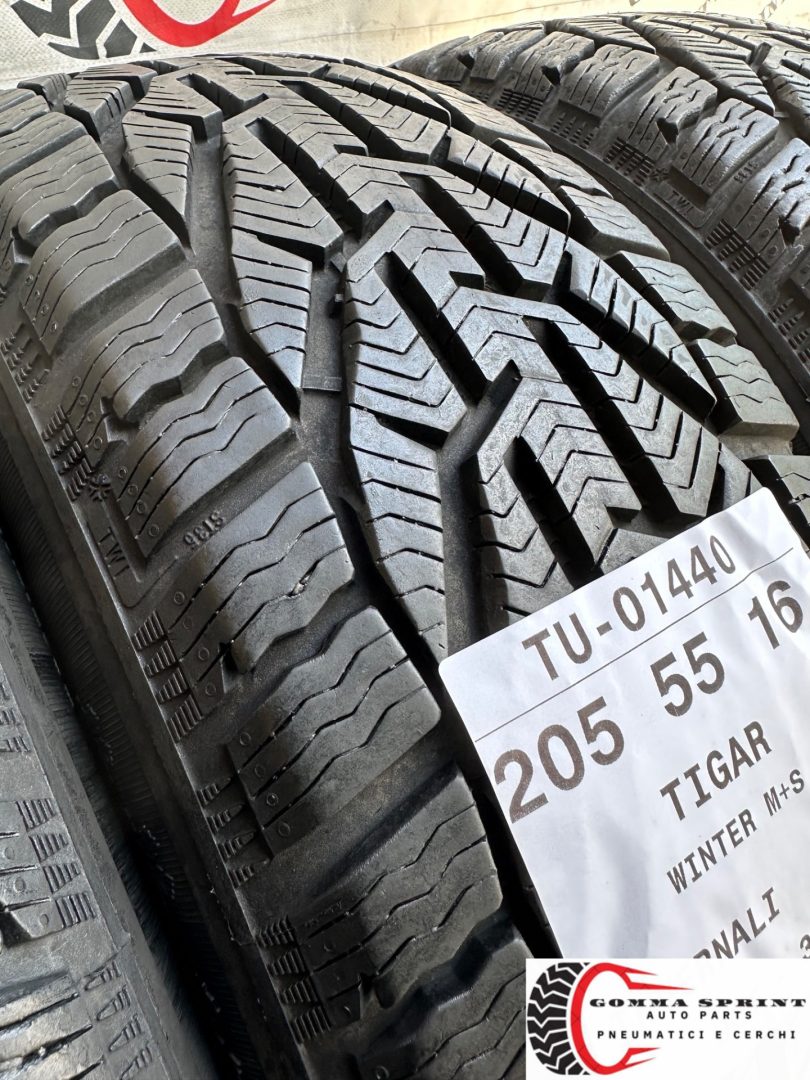4 PNEUMATICI 205/55 R16 TIGAR INVERNALI SEMINUOVE - immagine 8