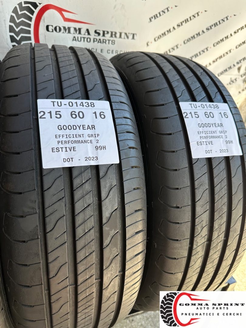 4 PNEUMATICI 215/60 R16 GOODYEAR ESTIVE 95% - immagine 8