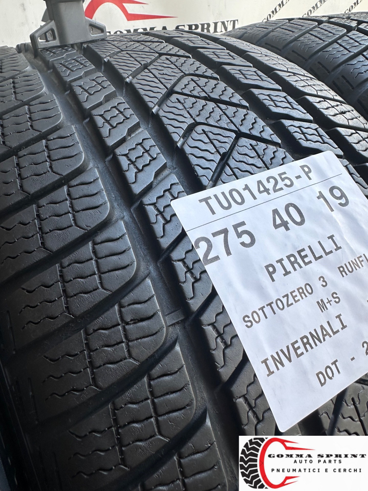 4 PNEUMATICI 245/45 275/40 R19 PIRELLI INVERNALI - immagine 9