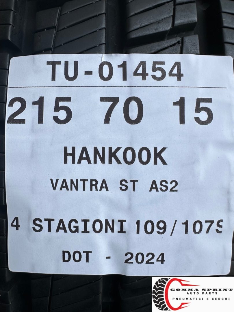 4 PNEUMATICI 215/70 R15C HANKOOK 4 STAGIONI 90% - immagine 9