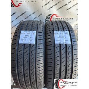 2 PNEUMATICI 225/55 R18 BARUM ESTIVE NUOVE