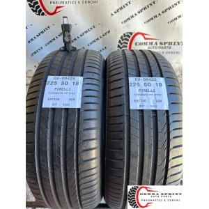 2 PNEUMATICI 225/50 R18 PIRELLI ESTIVE 80%