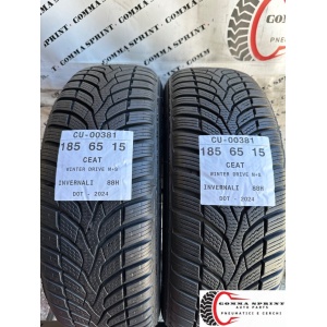 2 PNEUMATICI 185/65 R15 CEAT INVERNALI SEMINUOVE
