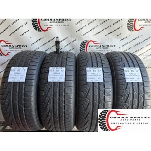 4 PNEUMATICI 225/55 R17 PIRELLI INVERNALI 75%
