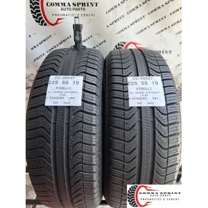 2 PNEUMATICI 225/55 R19 PIRELLI 4 STAGIONI 75%