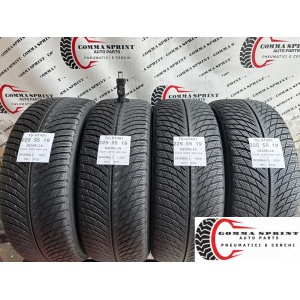 4 PNEUMATICI 225/55 R19 MICHELIN INVERNALI 75%
