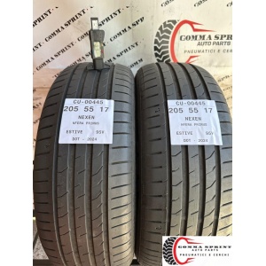 2 PNEUMATICI 205/55 R17 NEXEN ESTIVE 75%