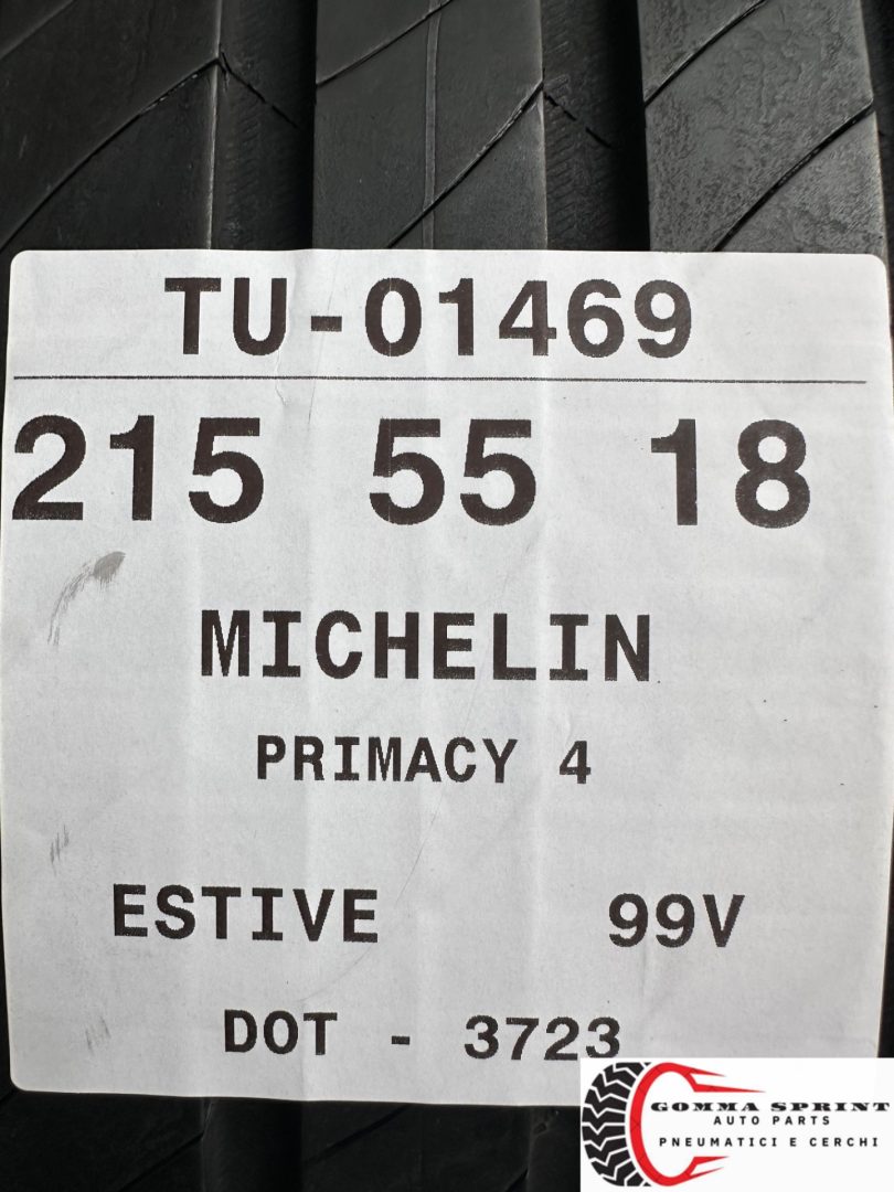 4 PNEUMATICI 215/55 R18 MICHELIN ESTIVE - immagine 10