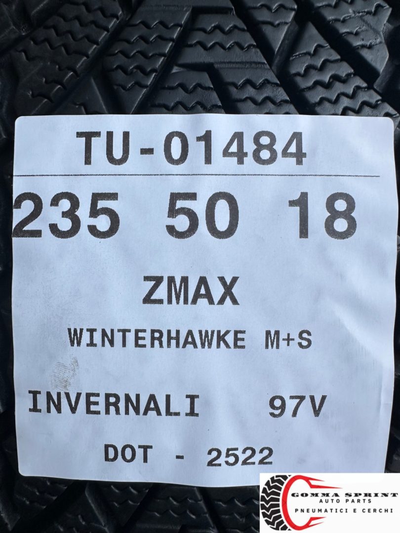 4 PNEUMATICI 235/50 R18 ZMAX INVERNALI - immagine 11