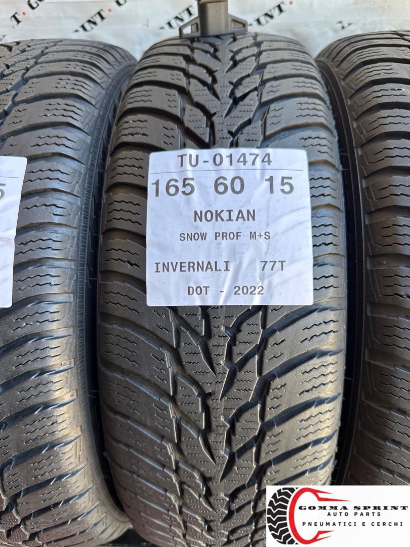 4 PNEUMATICI 165/60 R15 NOKIAN INVERNALI 75% - immagine 2