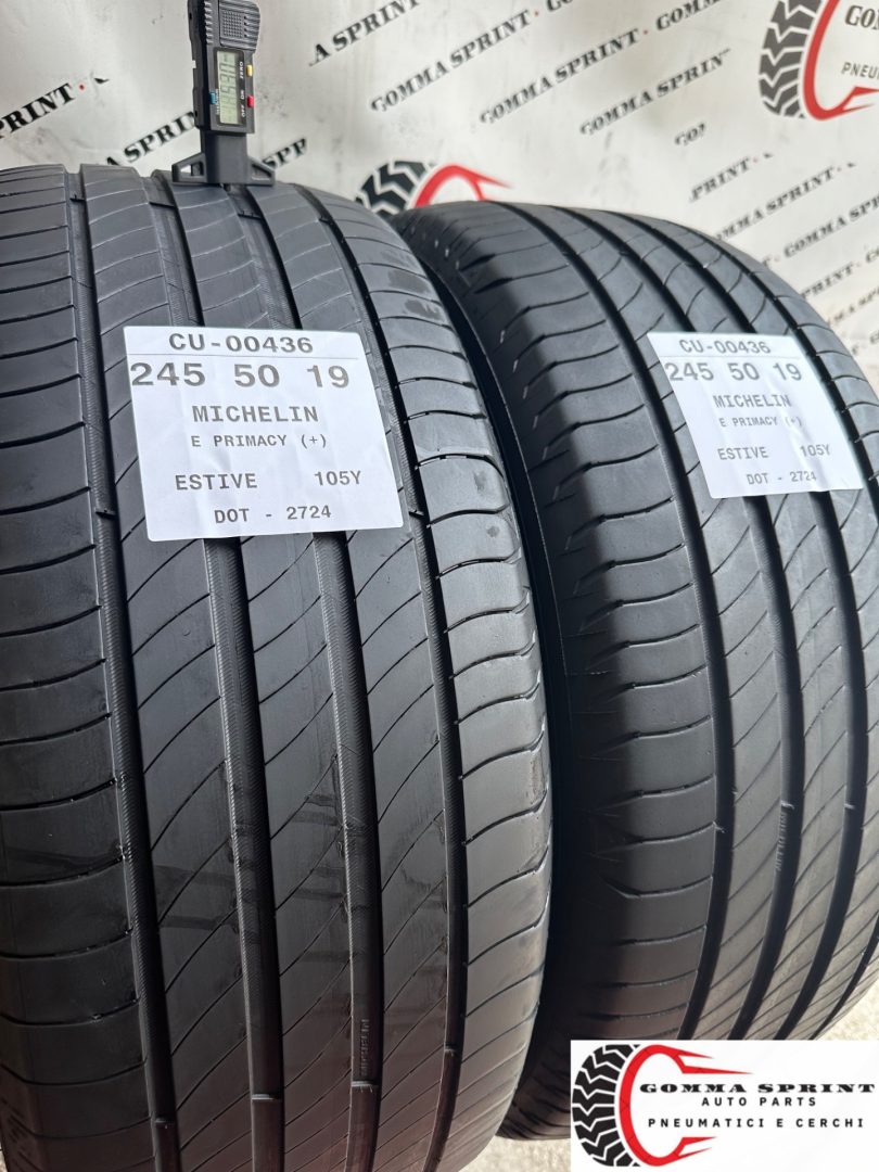 2 PNEUMATICI 245/50 R19 MICHELIN ESTIVE - immagine 2