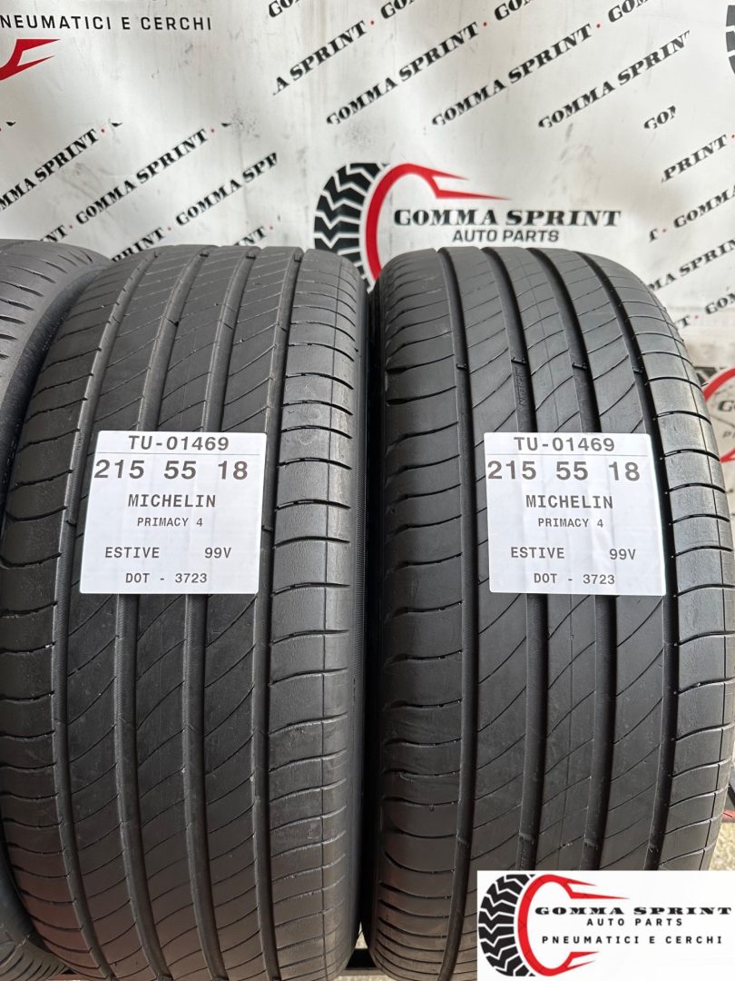 4 PNEUMATICI 215/55 R18 MICHELIN ESTIVE - immagine 4