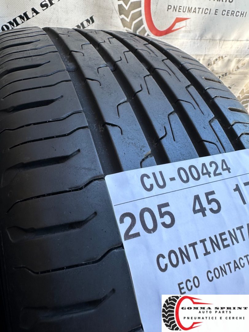 2 PNEUMATICI 205/45 R17 CONTINENTAL ESTIVE - immagine 4