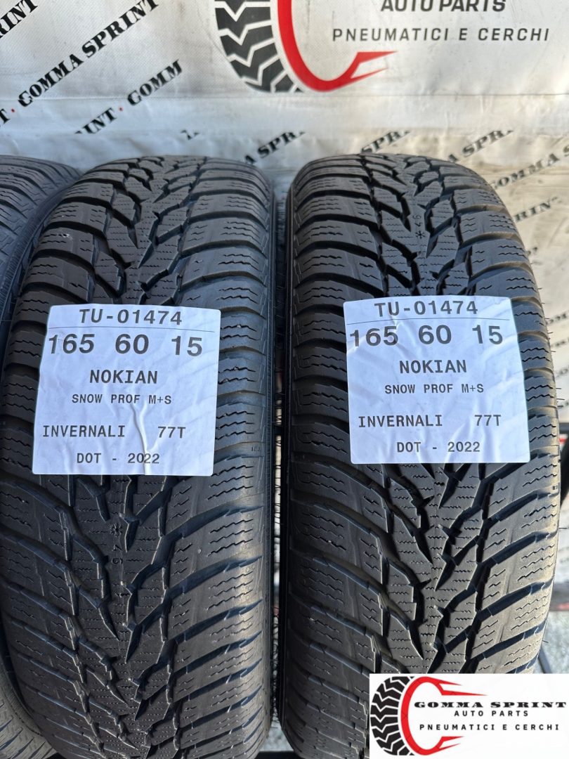 4 PNEUMATICI 165/60 R15 NOKIAN INVERNALI 75% - immagine 4