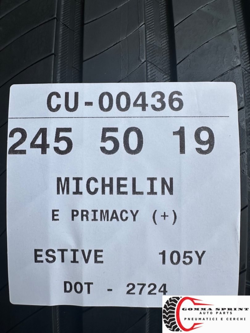 2 PNEUMATICI 245/50 R19 MICHELIN ESTIVE - immagine 4