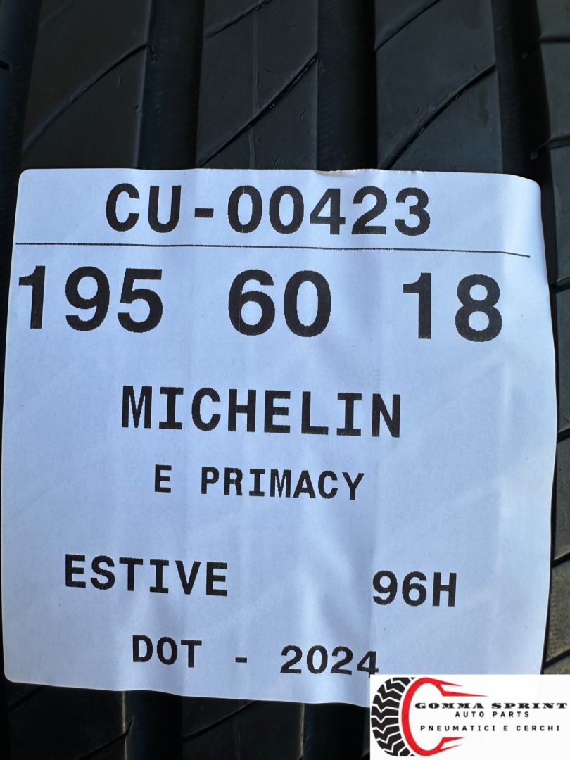 2 PNEUMATICI 195/60 R18 MICHELIN ESTIVE 80% - immagine 5