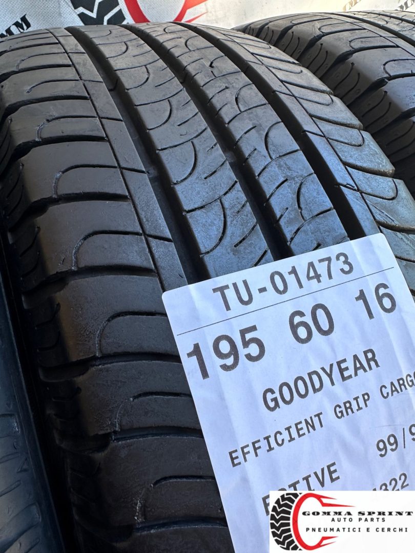 4 PNEUMATICI 195/60 R16C GOODYEAR ESTIVE 90% - immagine 8