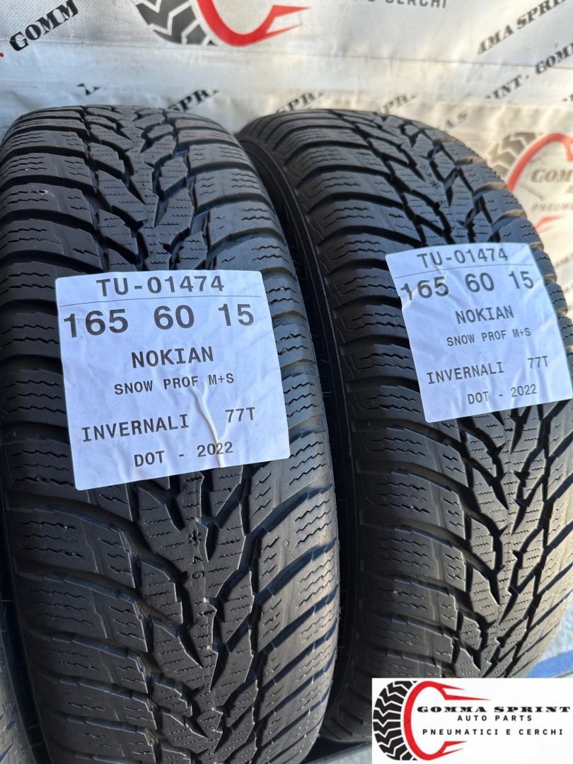 4 PNEUMATICI 165/60 R15 NOKIAN INVERNALI 75% - immagine 8