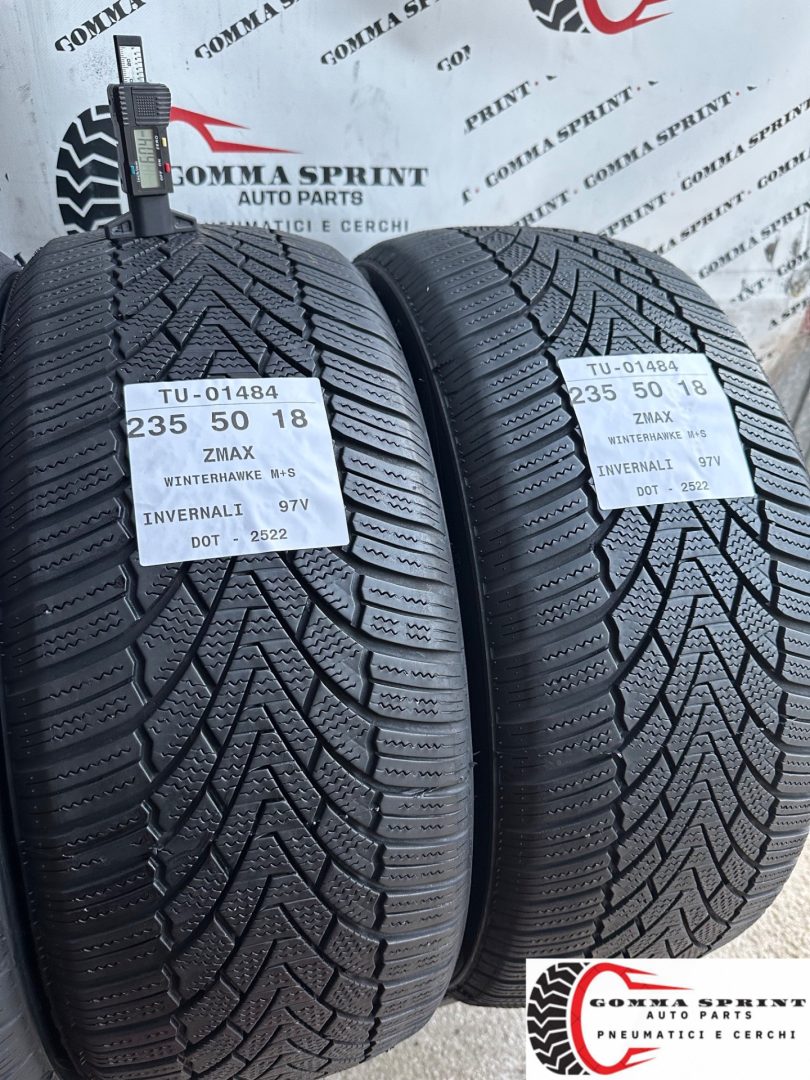 4 PNEUMATICI 235/50 R18 ZMAX INVERNALI - immagine 8