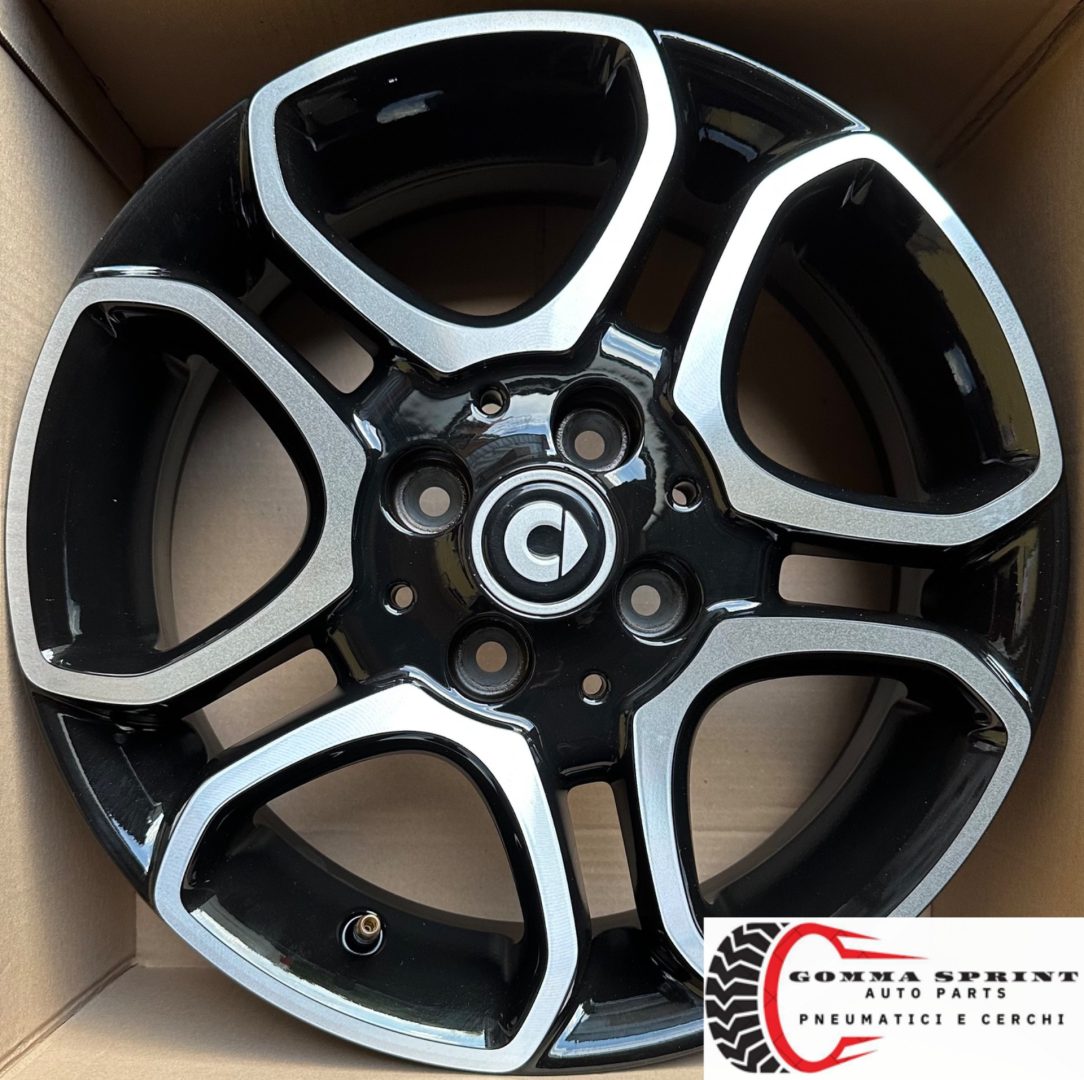 4 CERCHI IN LEGA ORIGINALI RAGGIO 15 SMART FORTWO - immagine 8