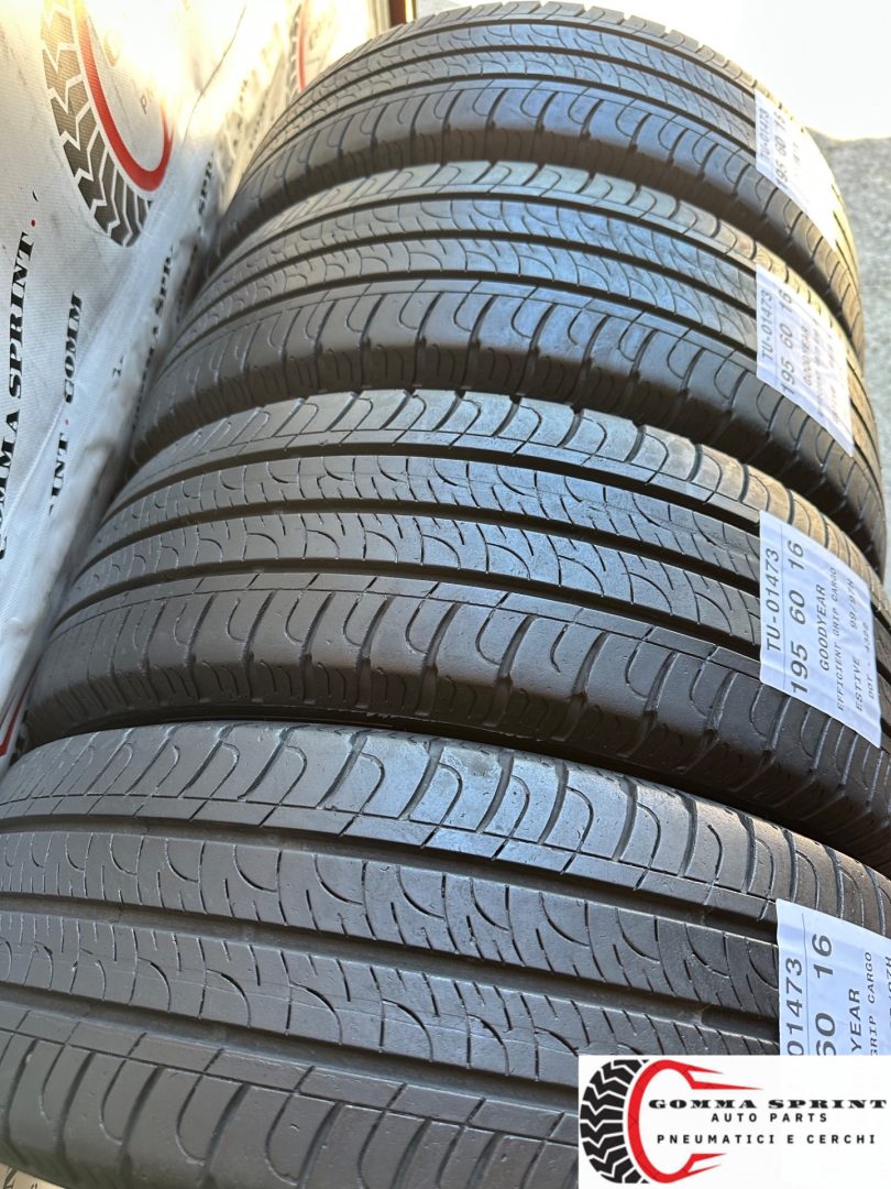 4 PNEUMATICI 195/60 R16C GOODYEAR ESTIVE 90% - immagine 9