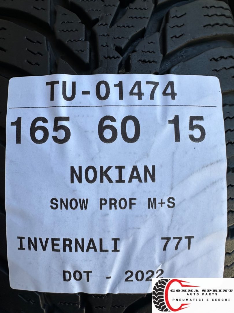 4 PNEUMATICI 165/60 R15 NOKIAN INVERNALI 75% - immagine 9