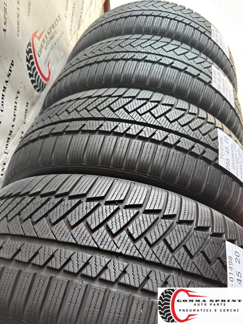 4 PNEUMATICI 255/45 R20 CONTINENTAL INVERNALI KM0 - immagine 9