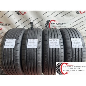 4 PNEUMATICI 215/55 R17 CONTINENTAL ESTIVE 75%