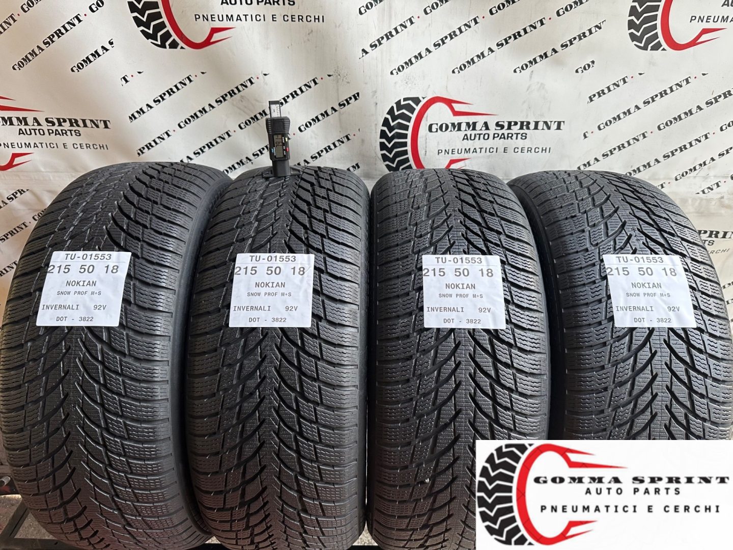 4 PNEUMATICI 215/50 R18 NOKIAN INVERNALI