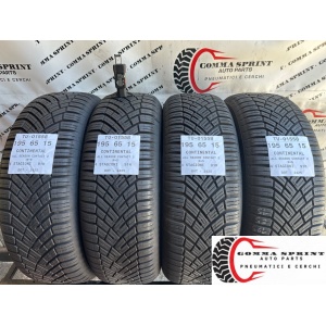 4 PNEUMATICI 195/65 R15 CONTINENTAL 4 STAGIONI