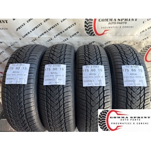 4 PNEUMATICI 175/60 R15 ROYAL BLACK INVERNALI KM0