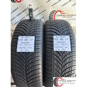 2 PNEUMATICI 215/60 R17 GOODYEAR 4 STAGIONI 85%