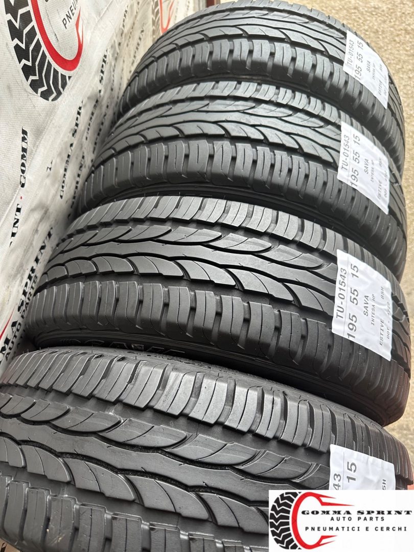 4 PNEUMATICI 195/55 R15 SAVA ESTIVE - immagine 10