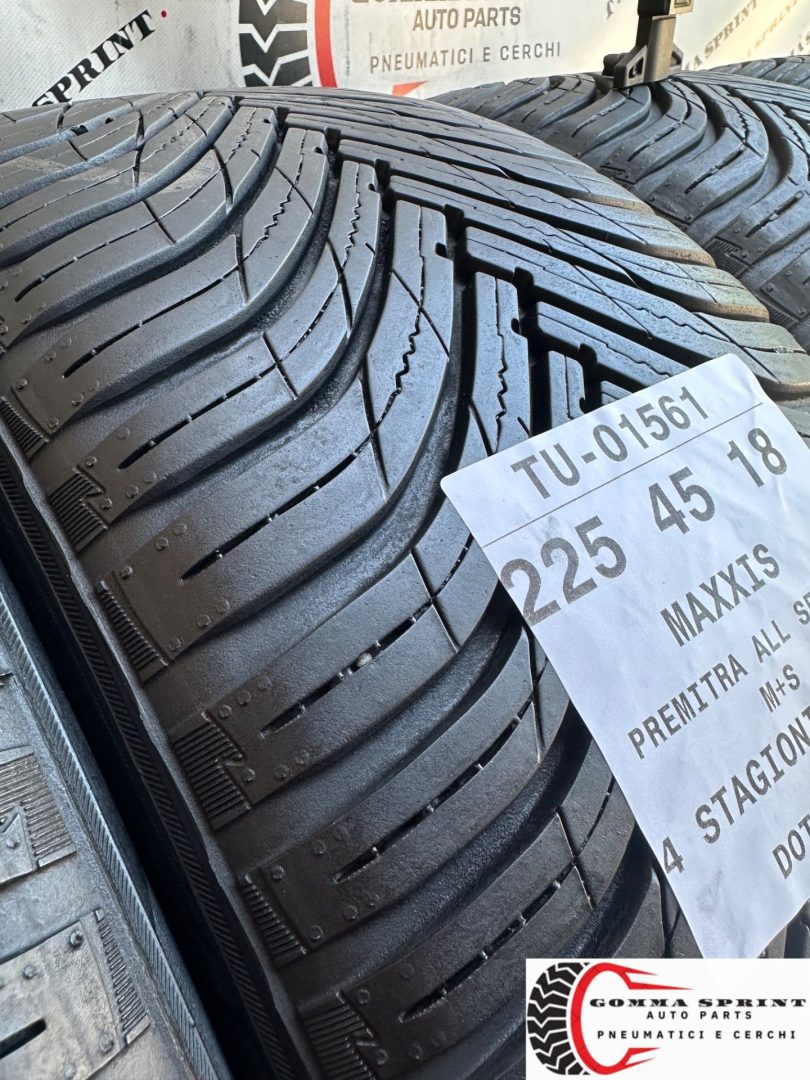 4 PNEUMATICI 225/45 R18 MAXXIS 4 STAGIONI 80% - immagine 10