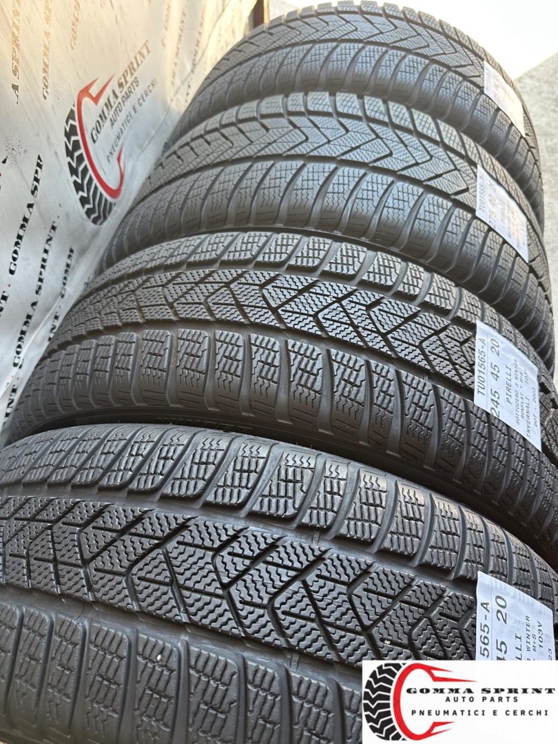 4 PNEUMATICI 245/45 275/40 R20 PIRELLI INVERNALI - immagine 10