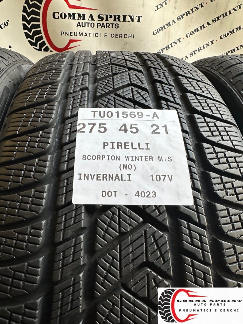 4 PNEUMATICI 275/45 315/40 R21 PIRELLI INVERNALI - immagine 10