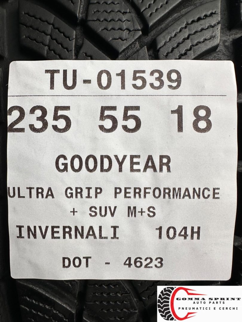 4 PNEUMATICI 235/55 R18 GOODYEAR INVERNALI - immagine 11