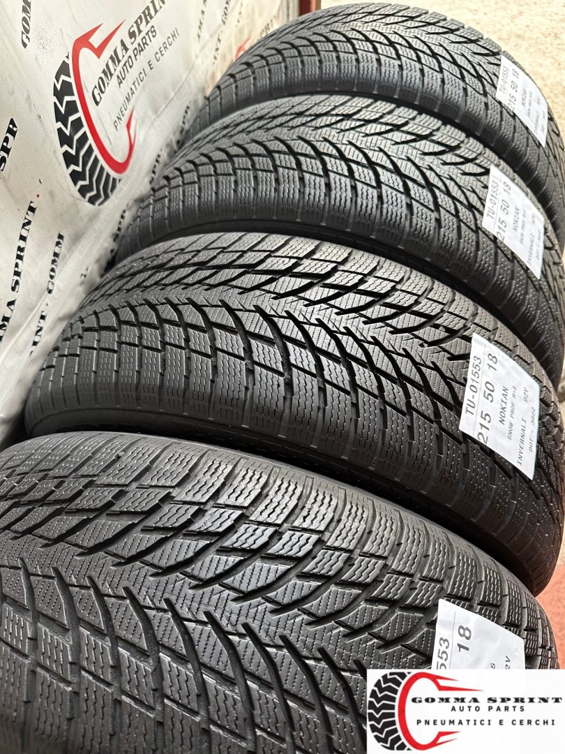 4 PNEUMATICI 215/50 R18 NOKIAN INVERNALI - immagine 11