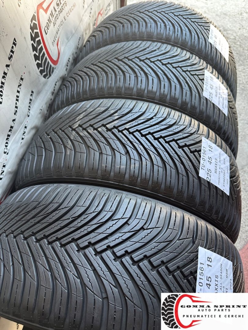 4 PNEUMATICI 225/45 R18 MAXXIS 4 STAGIONI 80% - immagine 11