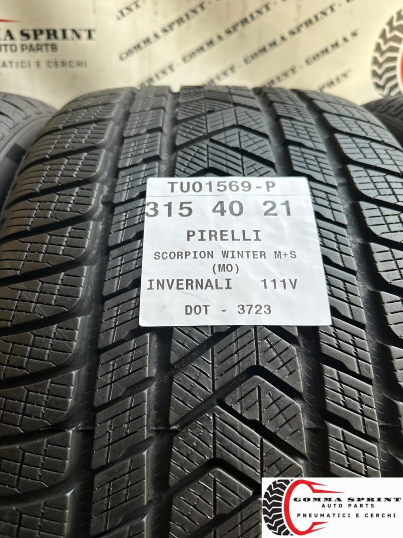 4 PNEUMATICI 275/45 315/40 R21 PIRELLI INVERNALI - immagine 11
