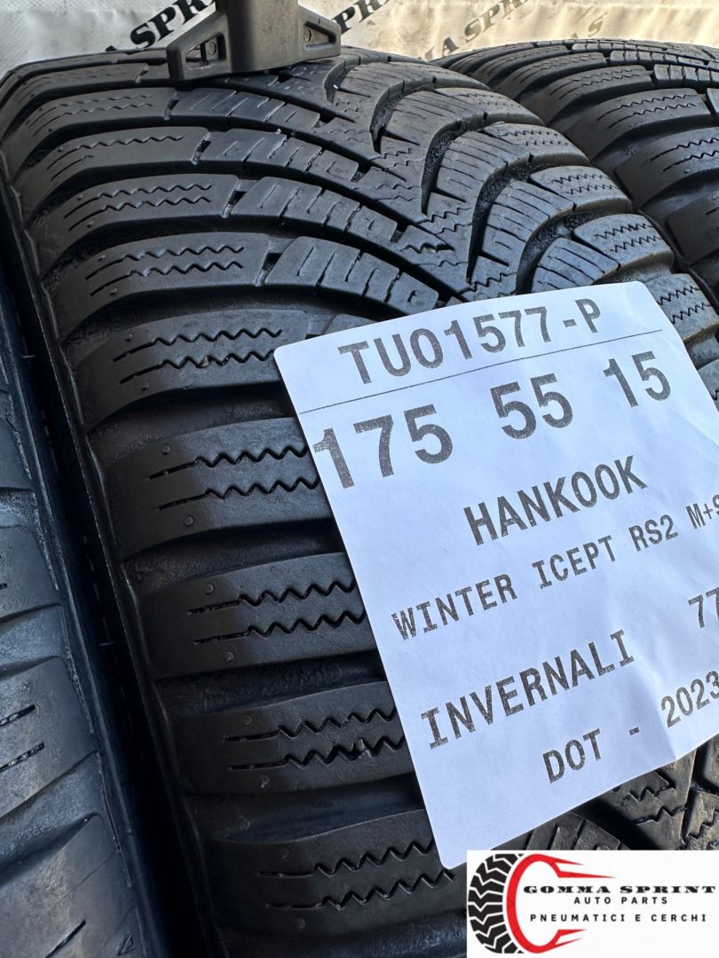 4 PNEUMATICI 155/60 175/55 R15 HANKOOK INVERNALI - immagine 11