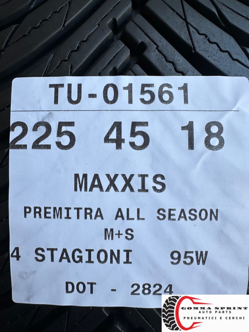4 PNEUMATICI 225/45 R18 MAXXIS 4 STAGIONI 80% - immagine 12