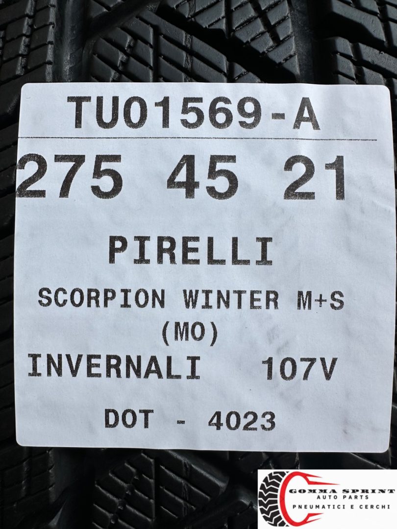 4 PNEUMATICI 275/45 315/40 R21 PIRELLI INVERNALI - immagine 12