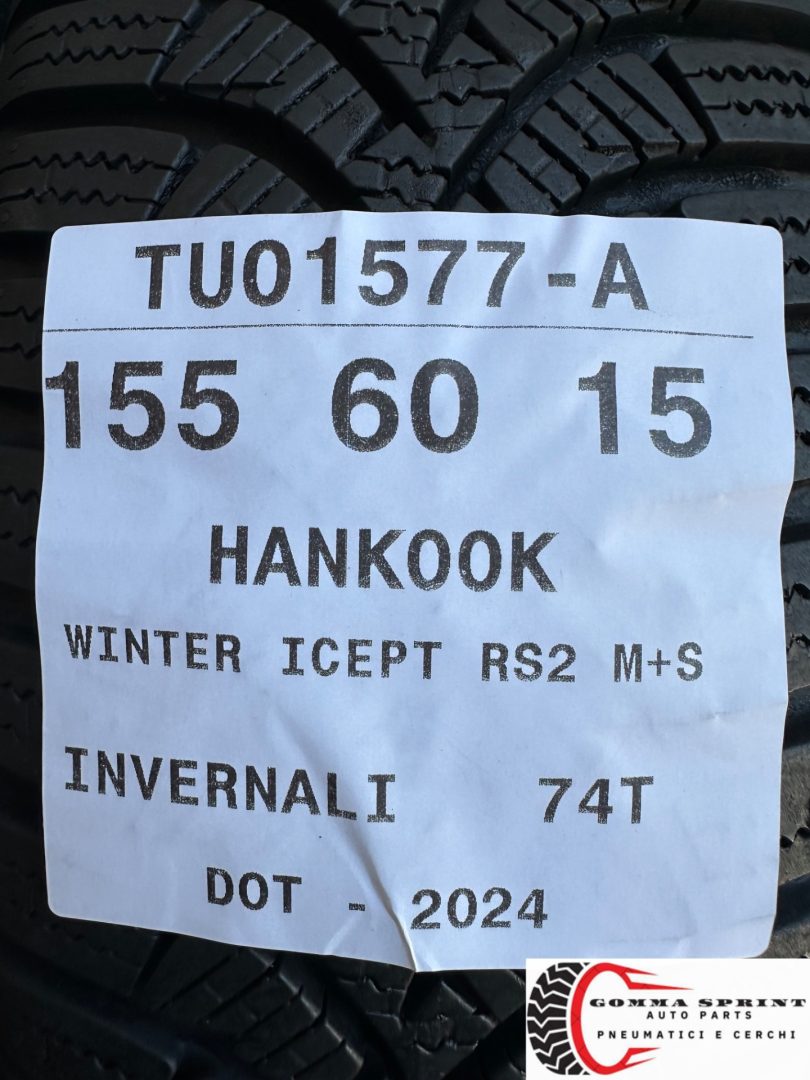 4 PNEUMATICI 155/60 175/55 R15 HANKOOK INVERNALI - immagine 13