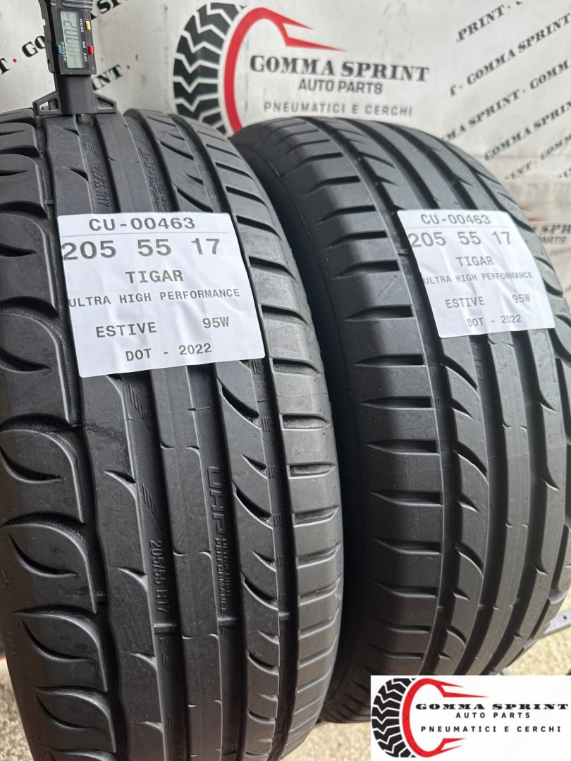 2 PNEUMATICI 205/55 R17 TIGAR ESTIVE 85% - immagine 2