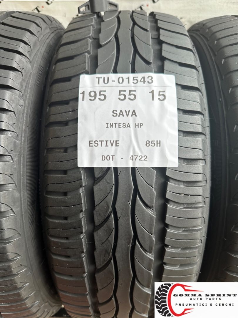 4 PNEUMATICI 195/55 R15 SAVA ESTIVE - immagine 2