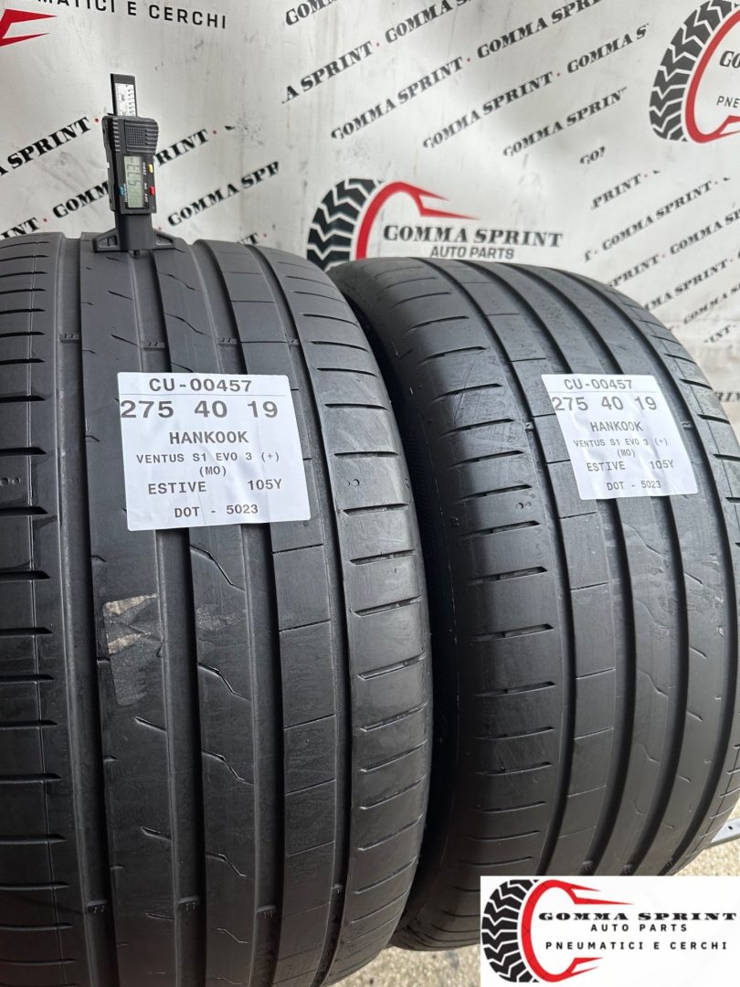 2 PNEUMATICI 275/40 R19 HANKOOK ESTIVE - immagine 2