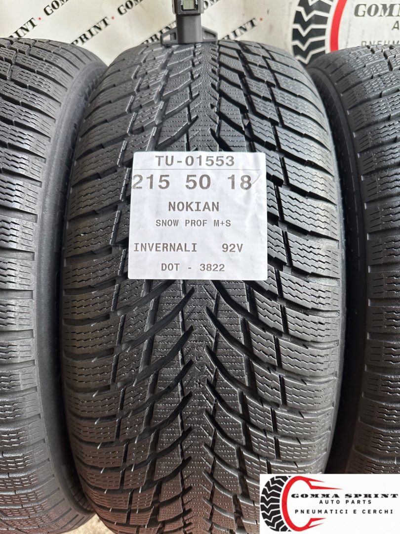 4 PNEUMATICI 215/50 R18 NOKIAN INVERNALI - immagine 2