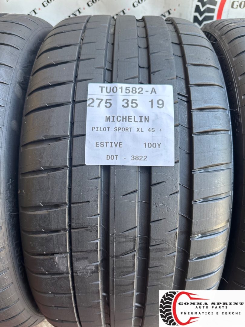 4 PNEUMATICI 275/35 R19 285/30 R20 MICHELIN ESTIVE - immagine 2