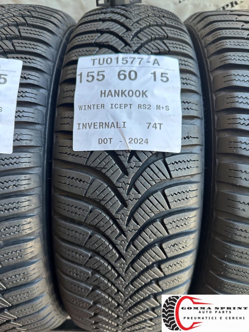 4 PNEUMATICI 155/60 175/55 R15 HANKOOK INVERNALI - immagine 2